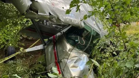 Light aircraft crash