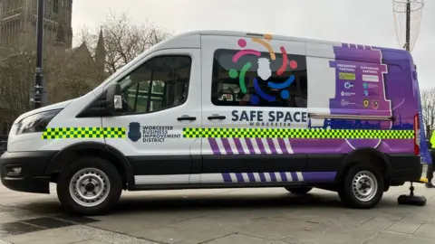 BBC Safe space van