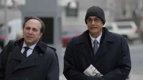 Reuters Mr Burga arriving at US federal court