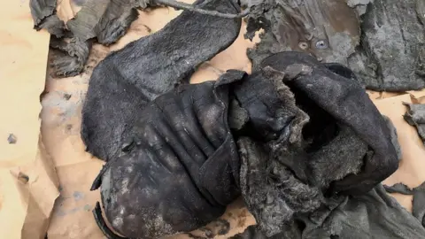 North News and Pictures Items recovered from the Spitfire crash site