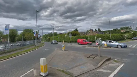 Google The slip road from Pontefract Road