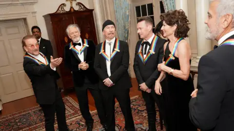 Reuters The honourees hung out at the White House before attending the ceremony