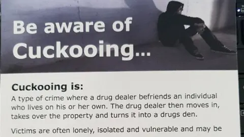 Northamptonshire Police Cuckooing leaflet