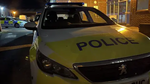 Police patrol car at Police station