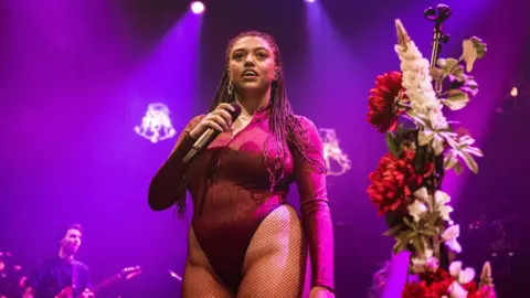 Getty Images Mahalia at the Roundhouse in London