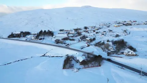 Shetland snow