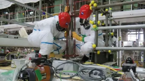 Sellafield Radioactive waste being transferred