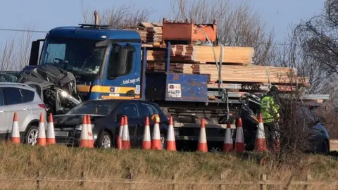 PA Allied Scaffolding lorry
