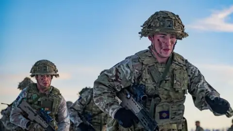 UK MOD/Crown copyright Scots Guards in Estonia