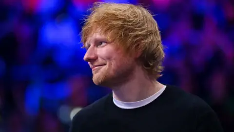 Getty Images 25 November 2023; Singer Ed Sheeran at the 3Arena in Dublin.