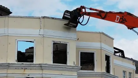 Demolition of Royal Albion Hotel, Brighton