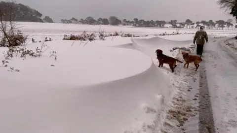 Snow in Ramsholt