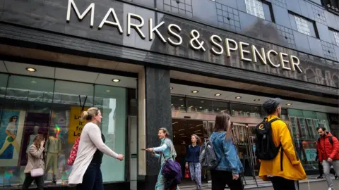 Getty Images Marks and Spencer store