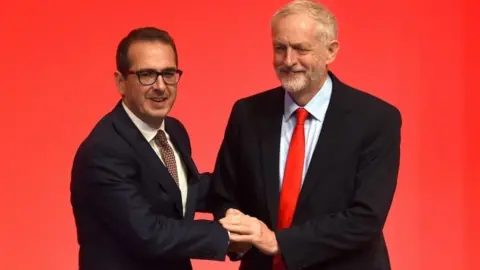 PA Owen Smith and Jeremy Corbyn