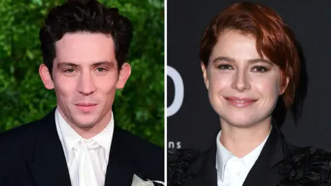 PA Media/Getty Images Josh O'Connor and Jessie Buckley