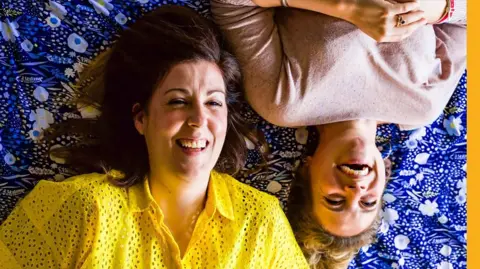 Jayne and India laughing