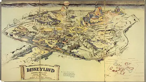 Van Eaton Galleries Disneyland map