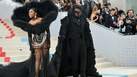 Getty Images Yung Miami and Sean Combs at the 2023 Met Gala