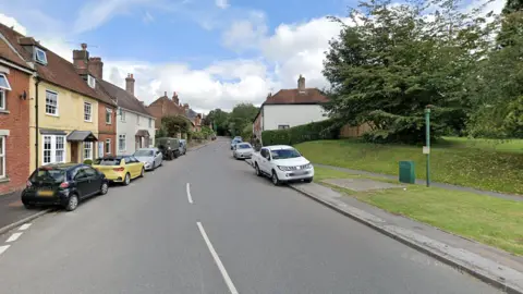 High street in Downton, Wiltshire