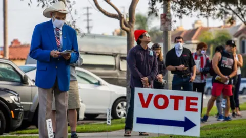 Getty Images Line to vote