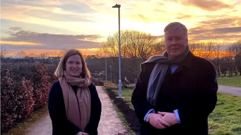 Plymouth City Council Councillor Rebecca Smith and Councillor Jonathan Drean