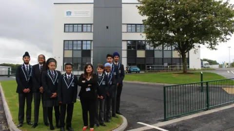 Binti International Teacher and pupils from Khalsa Academy