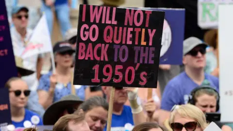 Getty Images Unite for Justice holds rally in Civic Center Park to oppose Judge Brett Kavanaugh.
