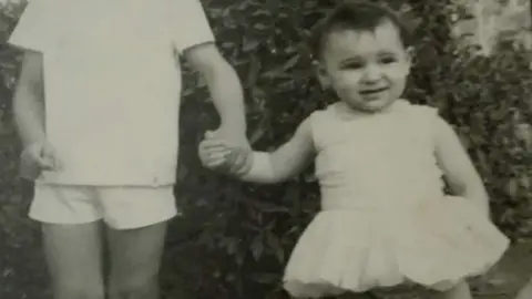 Ascensión López, Ascensión López, as a child