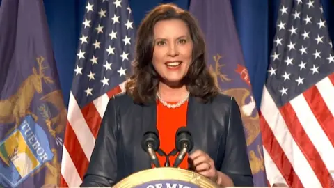 Getty Images Michigan's Democratic Governor Gretchen Whitmer