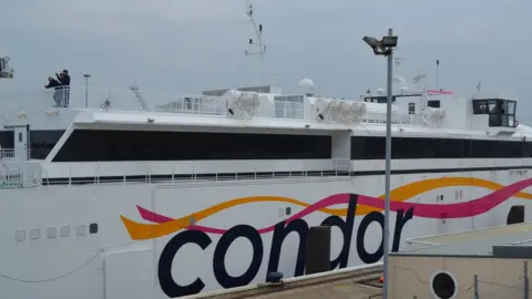 BBC Condor Liberation in harbour