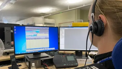 BBC A call handler for Devon and Cornwall Police