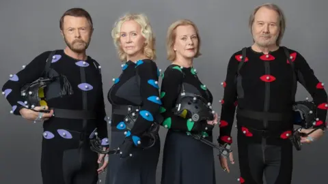 Baillie Walsh Abba in motion capture suits