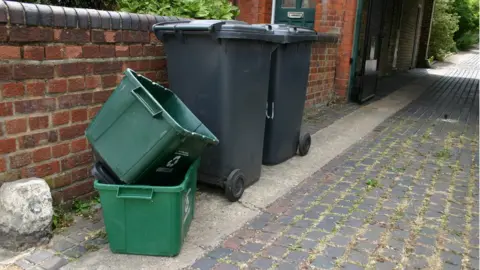 BBC Waste recycling bins