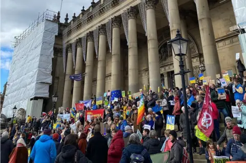 Andrew Summersgill Protest in Leeds