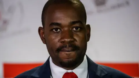 Getty Images MDC Alliance leader Nelson Chamisa