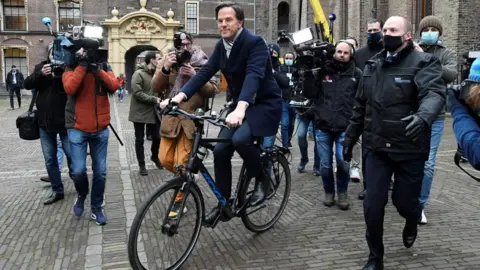 Reuters Dutch Prime Minister Mark Rutte leaves the Parliament building, amid the coronavirus disease (COVID-19) lockdown, in Amsterdam, Netherlands January 15, 2021