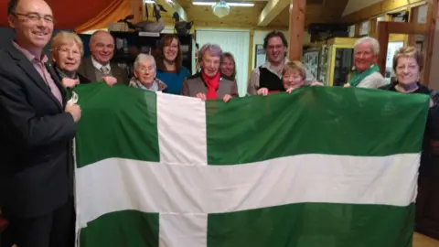 Alasdair Allan/PA Barra's flag