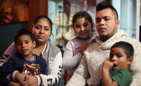 BBC Cecilia and her family have been sent an eviction notice in the middle of the pandemic