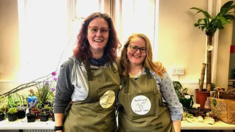 Sheffield Plant Swap Sarah (left) and Fay (right)