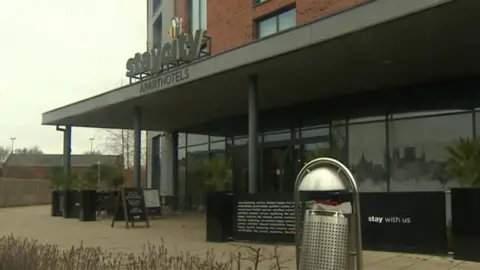 BBC Front of the Staycity Hotel in York