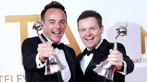 PA Media Ant and Dec at the National Television Awards