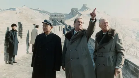 Getty Images Richard Nixon at the Great Wall of China