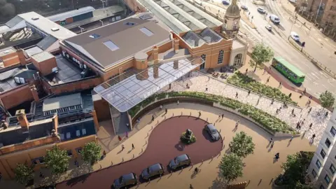 Leicester City Council Leicester Railway Station plan