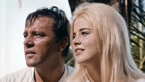 Getty Images Lyon alongside Richard Burton in The Night of the Iguanas