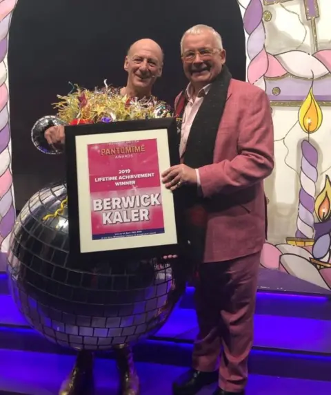 The Great British Pantomime Awards Berwick Kaler and Christopher Biggins