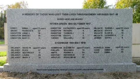 Hither Green raid memorial