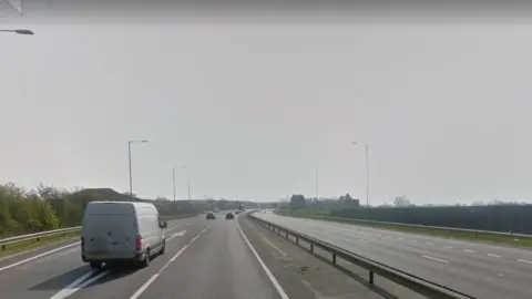 Google A1 southbound at Colsterworth