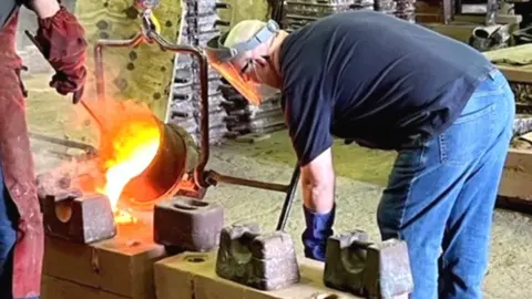 Foundry workers at Archibald Young