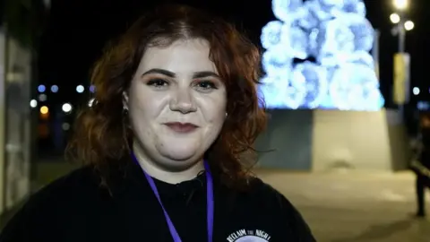 Jamie Niblock/BBC March organiser Isabelle Booth