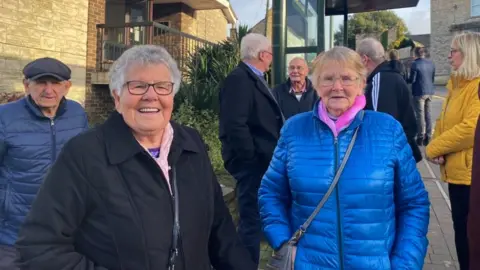 LDRS Image of Janet Stevens and Margaret Dando standing in the street smiling